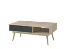 Alford Coffee Table in Sonoma Oak and Grey by TAD - Price Crash Furniture