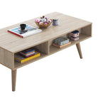 Alford Coffee Table in Sonoma Oak and White by TAD - Price Crash Furniture