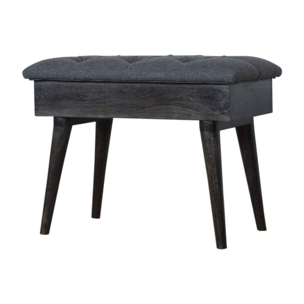 Ash Black Rattan End Table - Price Crash Furniture