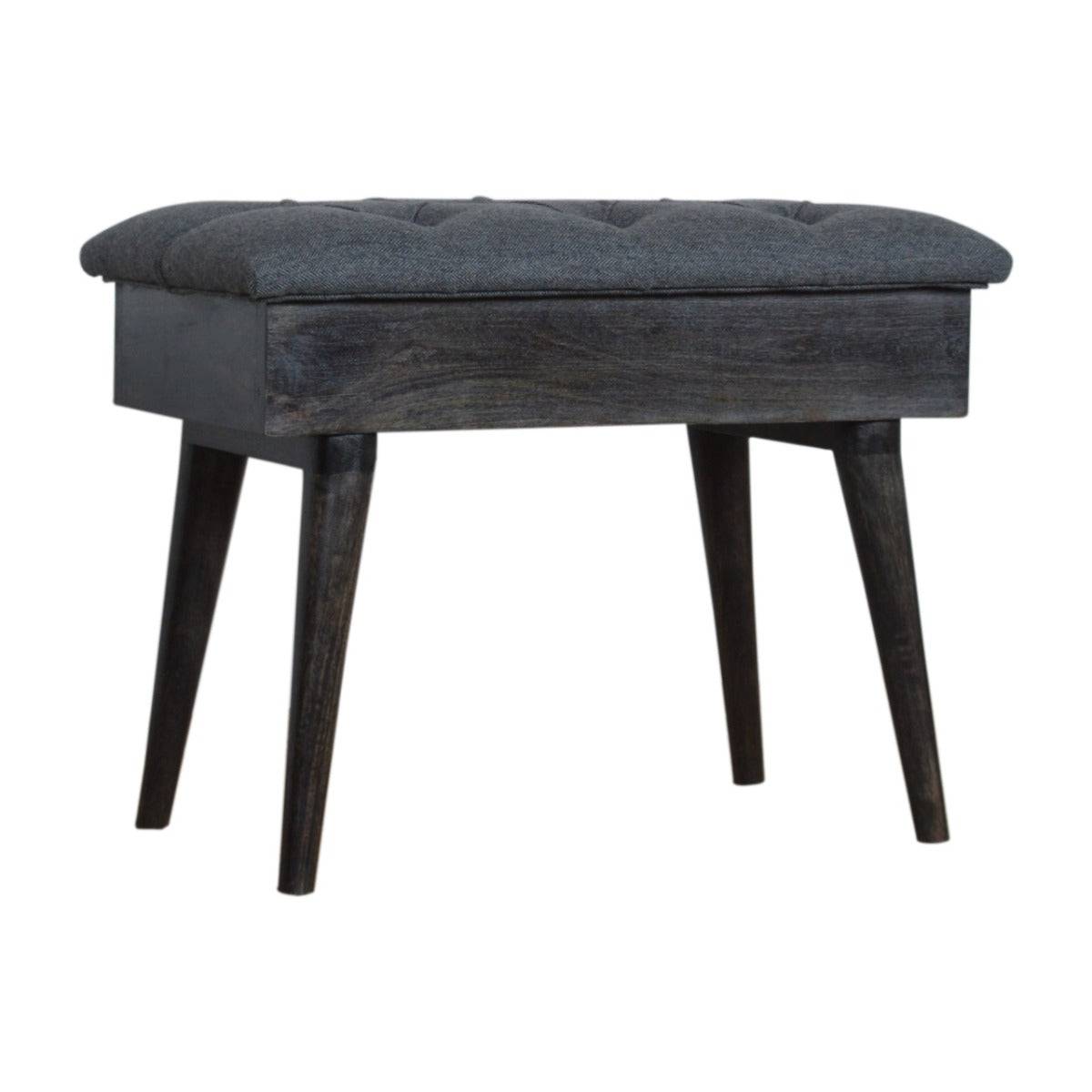 Ash Black Rattan End Table - Price Crash Furniture