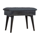 Ash Black Rattan End Table - Price Crash Furniture