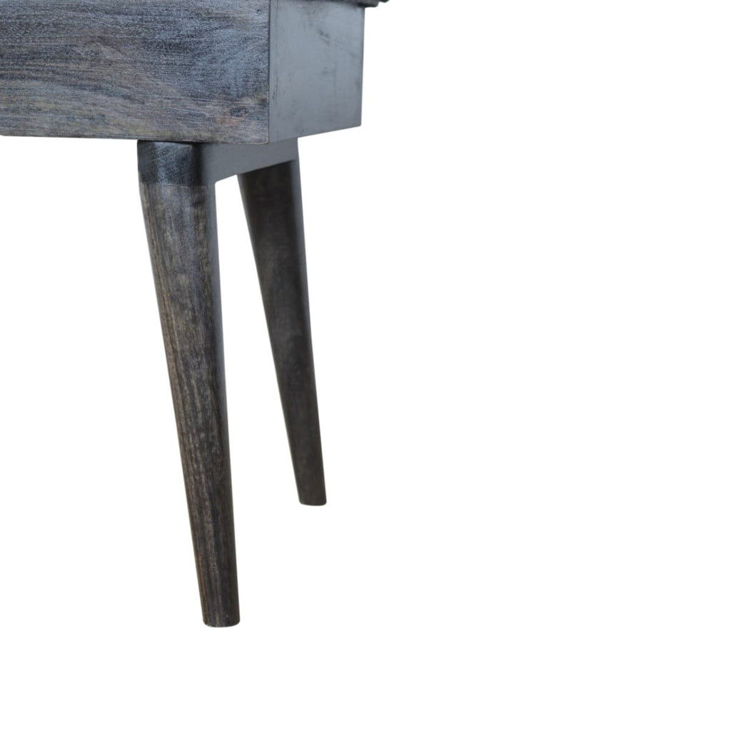 Ash Black Rattan End Table - Price Crash Furniture