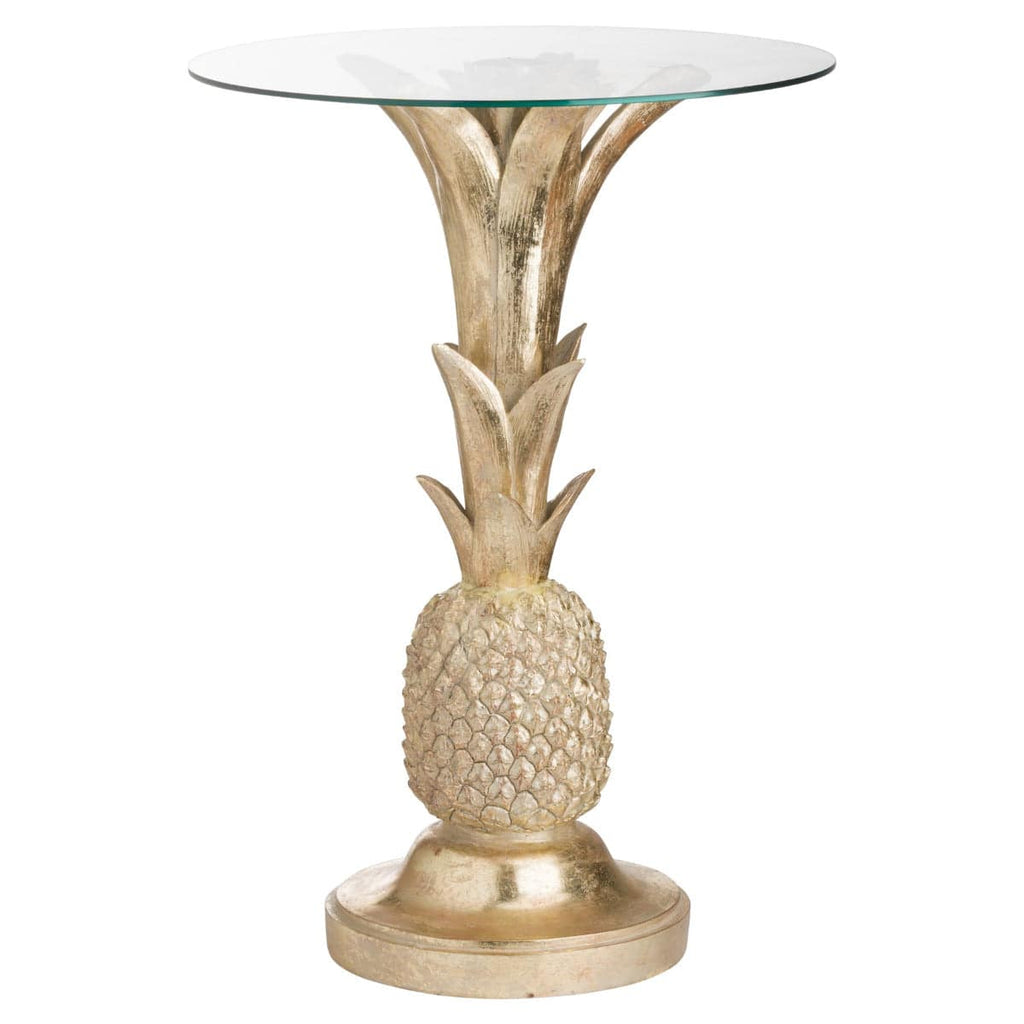 Ashby Gold Pineapple Side Table - Price Crash Furniture