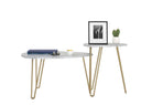 Athena Nesting Tables in White by Dorel Novogratz - Price Crash Furniture