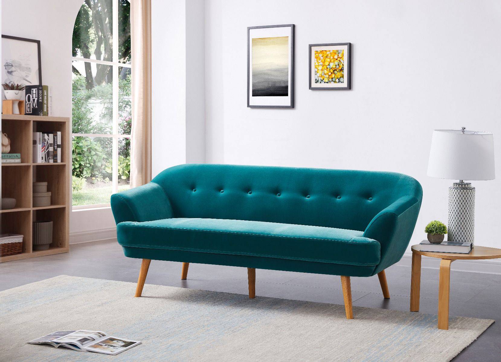 Snowdonia 3 Seater Sofa in Green by TAD - Price Crash Furniture