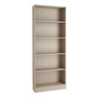 Basic Tall Wide Bookcase (4 Shelves) In Oak - Price Crash Furniture