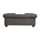 Battleship Tweed Deep Button Pet Sofa Bed - Price Crash Furniture