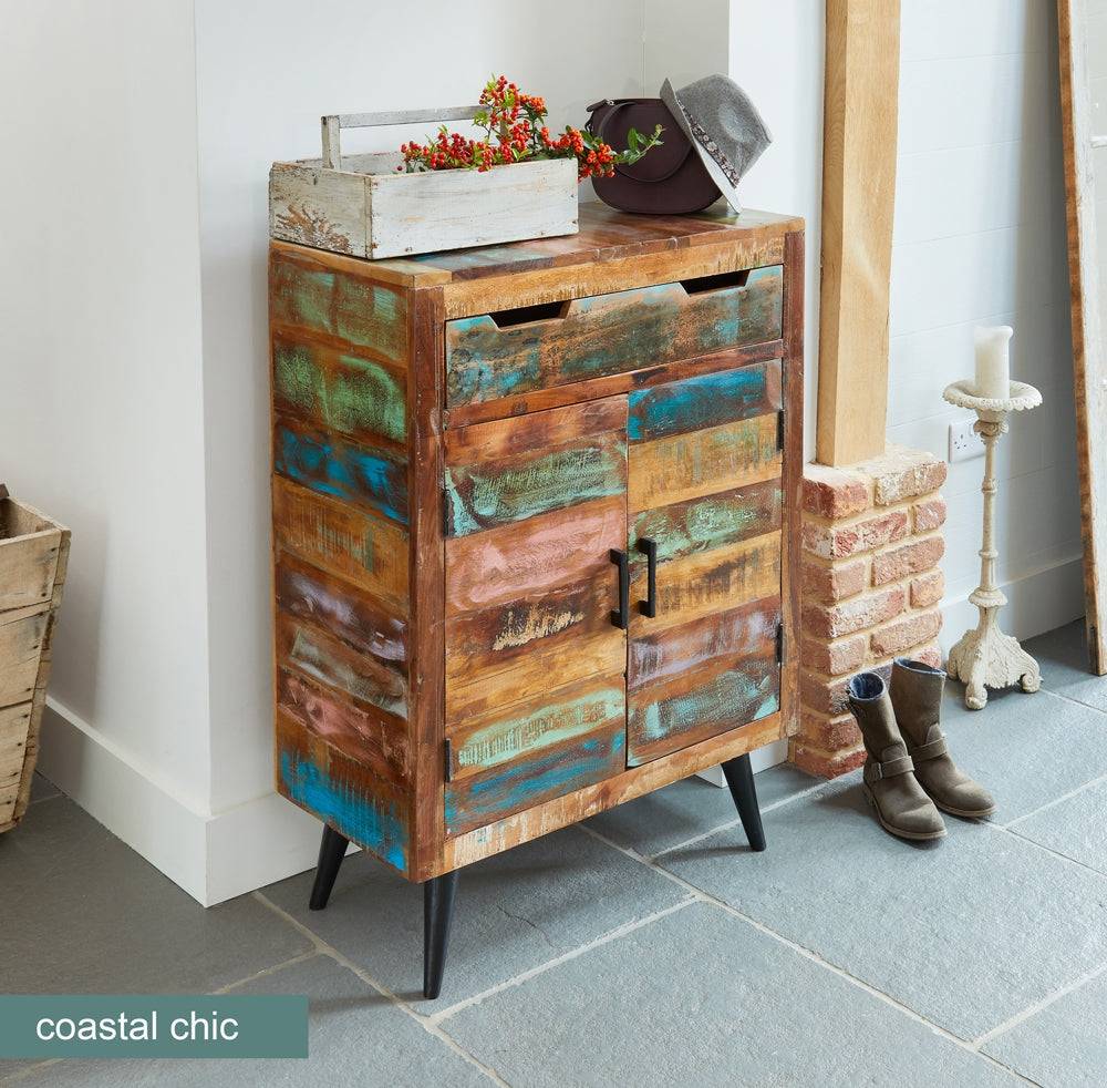 Baumhaus Coastal Chic Shoe Cupboard - Price Crash Furniture