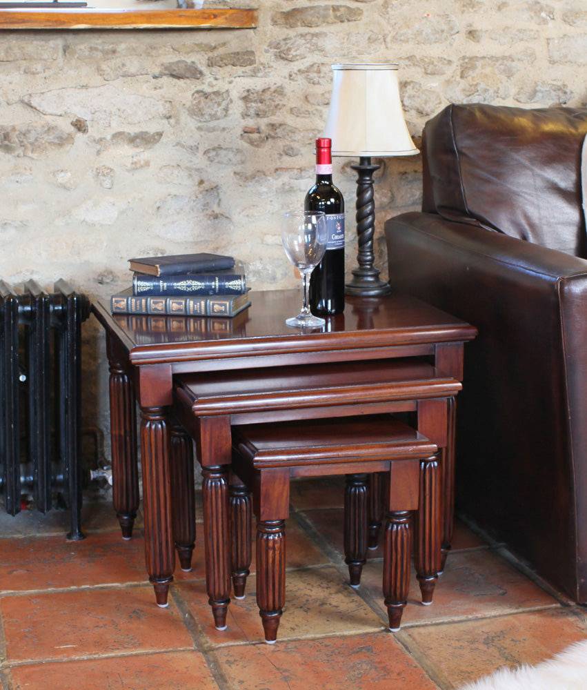 Baumhaus La Roque Nest of Coffee Tables - IMR08B - Price Crash Furniture