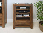 Baumhaus Mayan Walnut Entertainment Ancillaries Storage Unit - Price Crash Furniture