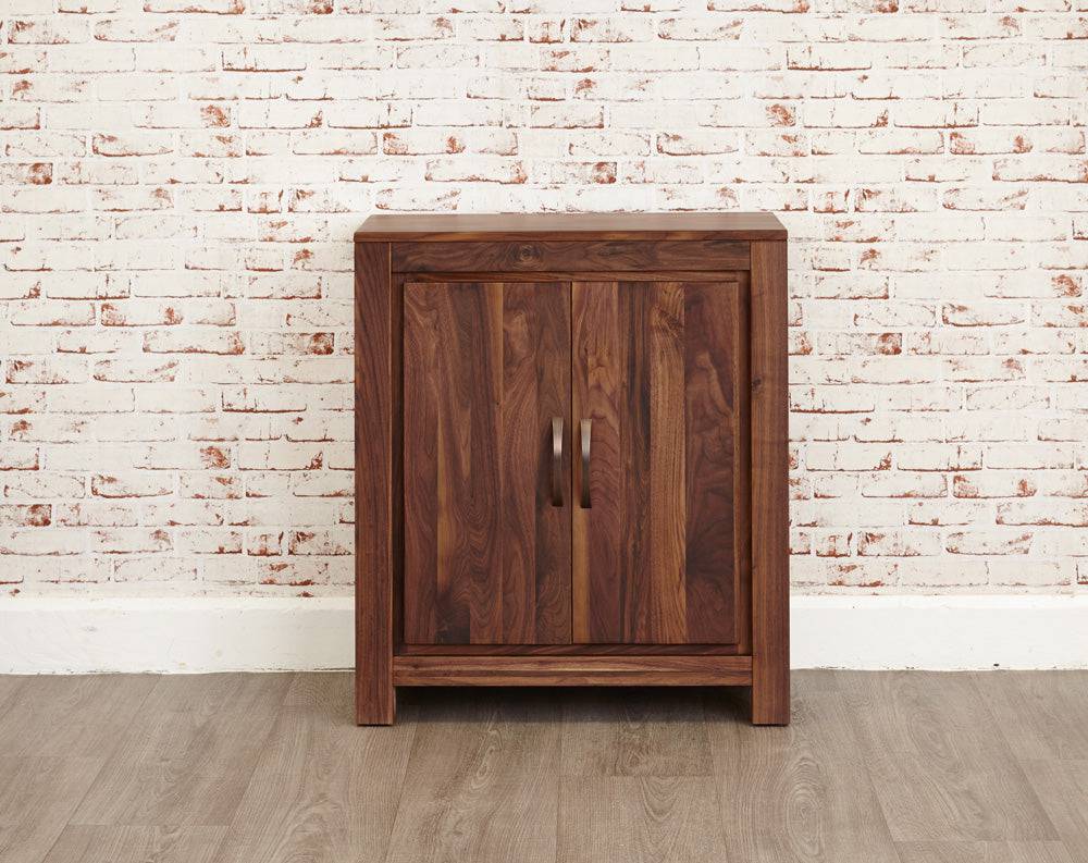 Baumhaus Mayan Walnut Shoe Cupboard - CWC20A - Price Crash Furniture