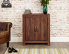 Baumhaus Mayan Walnut Shoe Cupboard - CWC20A - Price Crash Furniture