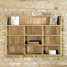 Baumhaus Mobel Oak Reversible Wall Rack - Price Crash Furniture