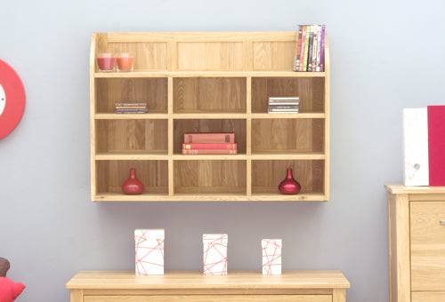 Baumhaus Mobel Oak Reversible Wall Rack - Price Crash Furniture