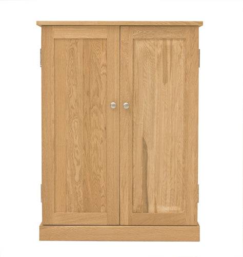 Baumhaus Mobel Oak Shoe Cupboard - Price Crash Furniture