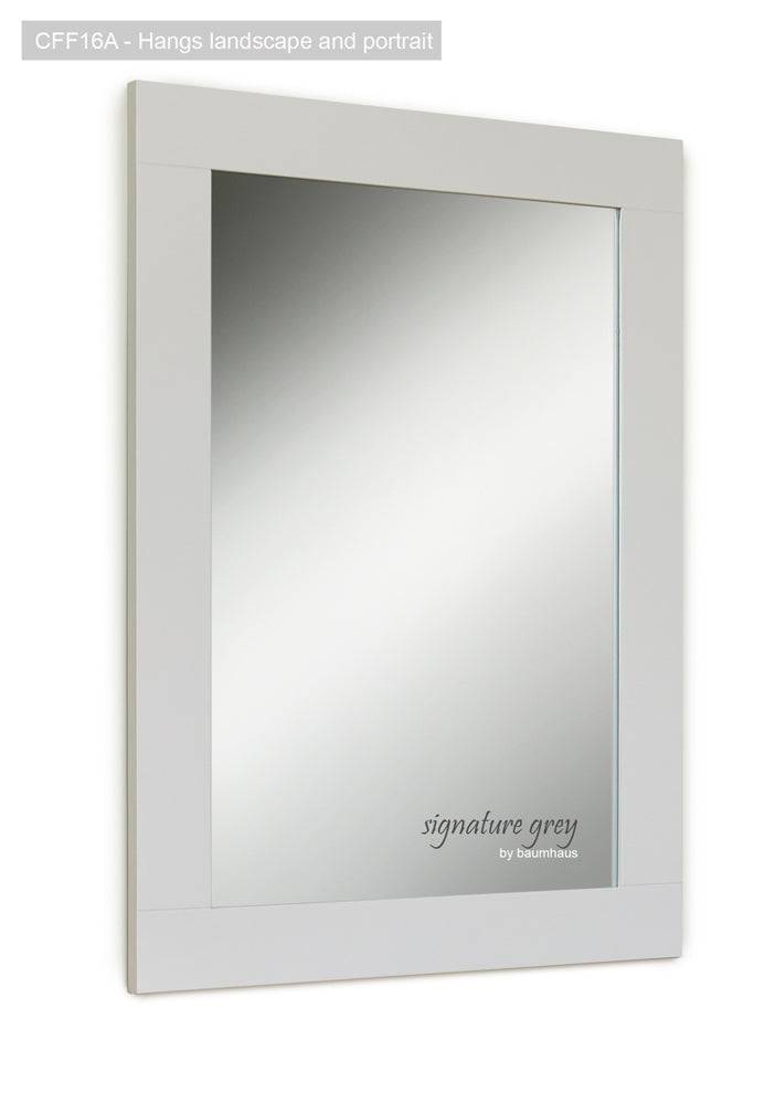 Baumhaus Signature Overmantle Mirror (Hangs Landscape & Portrait) - Price Crash Furniture