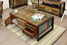 Baumhaus Urban Chic 4 Door 4 Drawers Large Coffee Table - Price Crash Furniture