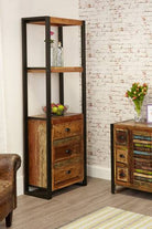 Baumhaus Urban Chic Alcove Bookcase (with drawers) - Price Crash Furniture