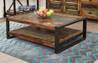 Baumhaus Urban Chic Rectangular Coffee Table - Price Crash Furniture