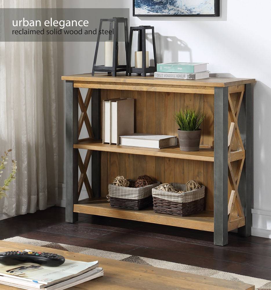 Baumhaus Urban Elegance - Reclaimed Low Bookcase - Price Crash Furniture