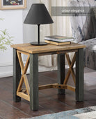 Baumhaus Urban Elegance - Reclaimed Open Front Side / Lamp Table - Price Crash Furniture