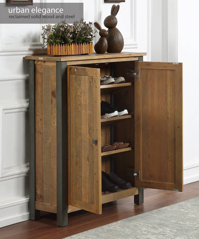 Baumhaus Urban Elegance - Reclaimed Small Shoe Storage Cupboard - Price Crash Furniture