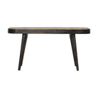 Larissa Carbon Black Bench - Price Crash Furniture