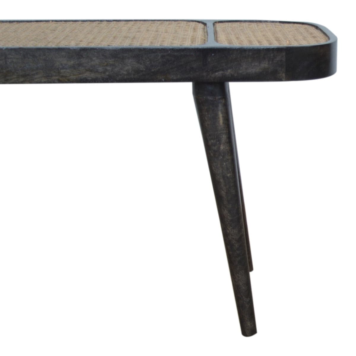 Larissa Carbon Black Bench - Price Crash Furniture