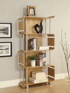 BS201 Helsinki Bookcase in Oak by Jual - Price Crash Furniture