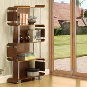 BS201 Helsinki Bookcase in Walnut by Jual - Price Crash Furniture