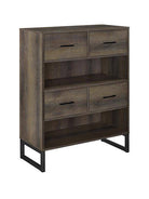 Candon medium brown short bookcase by Dorel - Price Crash Furniture