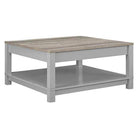 Carver Coffee Table in Grey and Weathered Oak by Dorel - Price Crash Furniture