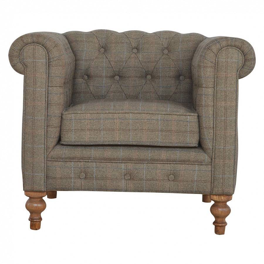 Chesterfield Single Seater Arm Chair - Price Crash Furniture