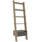 Core Manhattan Bleached Pine Ladder Bookcase - Price Crash Furniture