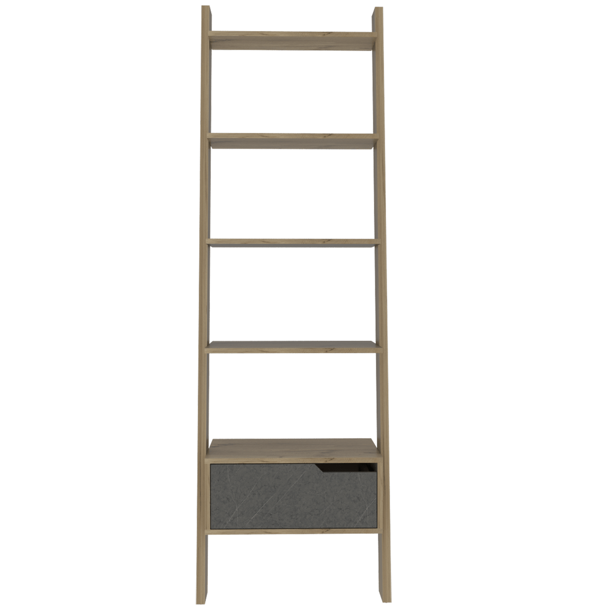 Core Manhattan Bleached Pine Ladder Bookcase - Price Crash Furniture