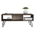 Core Nevada Coffee Table in Grey & Smoked Oak Effect - Price Crash Furniture