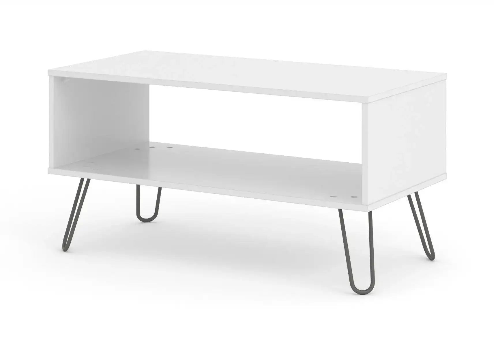 Core Products Augusta Open Coffee Table in White - Price Crash Furniture