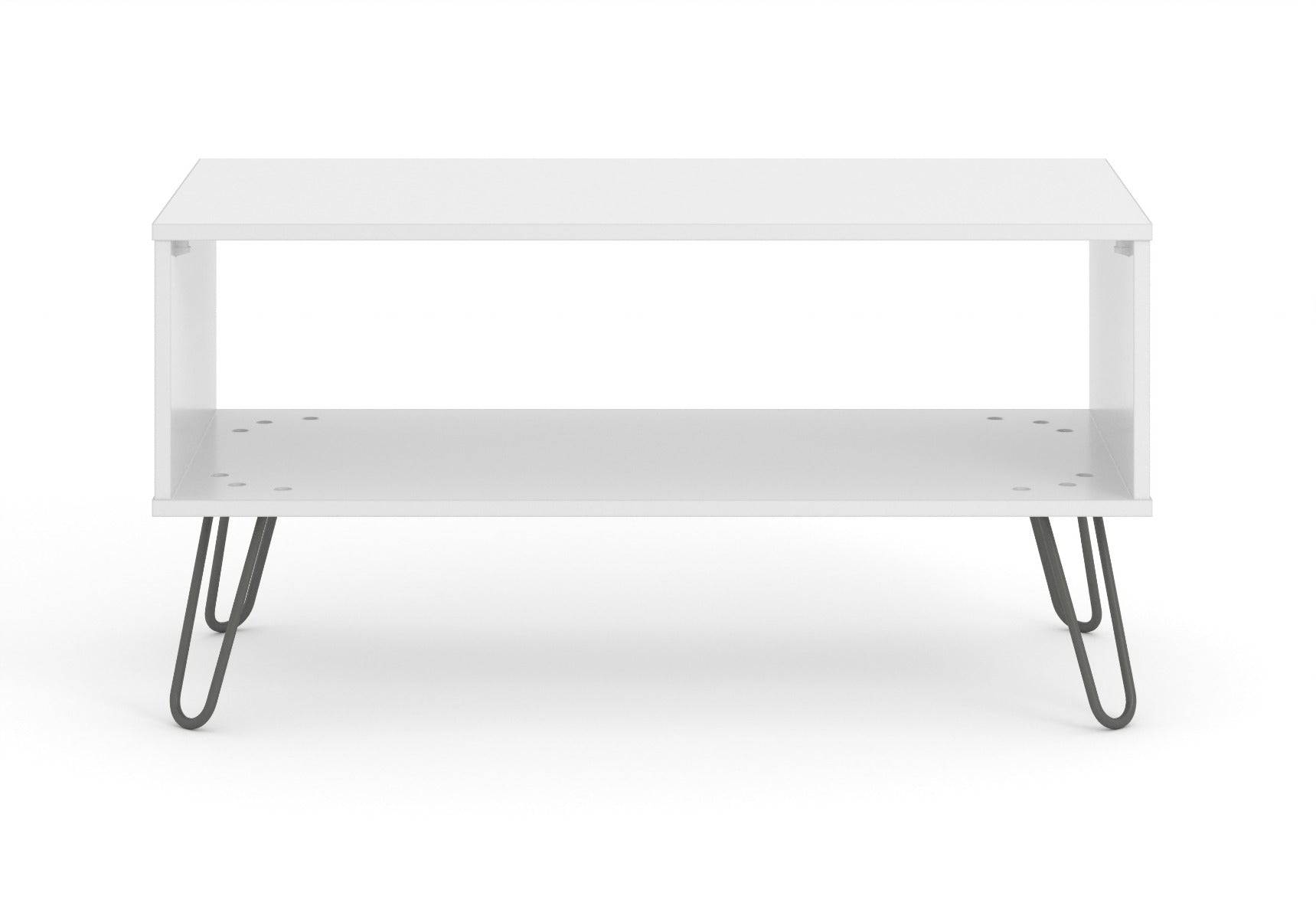 Core Products Augusta Open Coffee Table in White - Price Crash Furniture