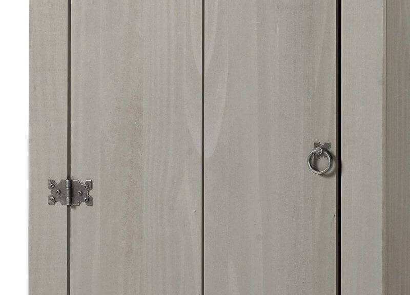 Core Products Corona Grey Vestry Cupboard - Price Crash Furniture