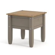 Core Products Corona Grey Washed Lamp Table - Price Crash Furniture