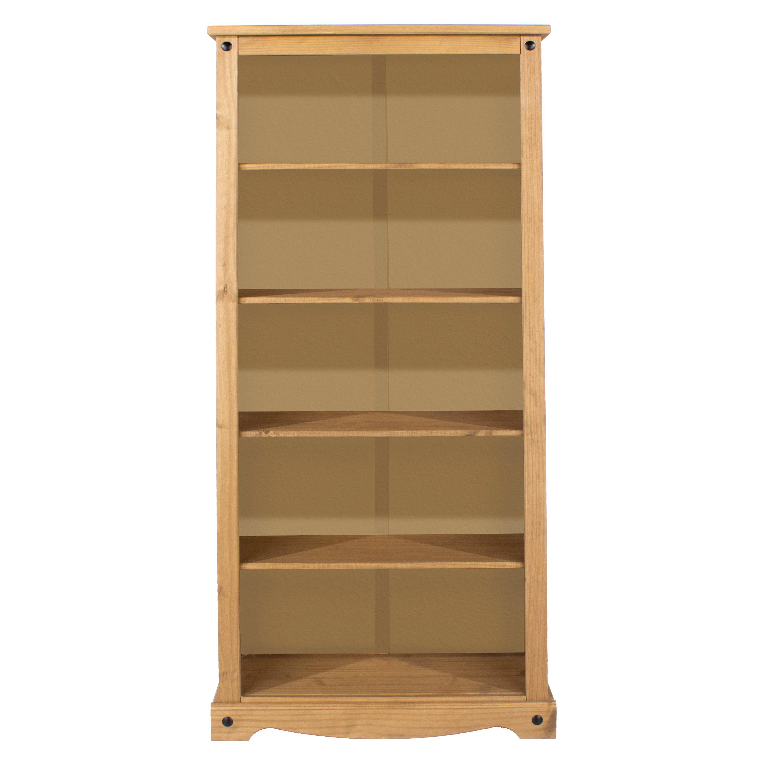 Core Products Corona Pine Tall Bookcase - Price Crash Furniture