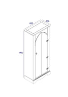Core Products Corona Pine Vestry Cupboard - Price Crash Furniture