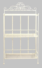 Cream Scroll 3 Tier Standing Rack - Price Crash Furniture