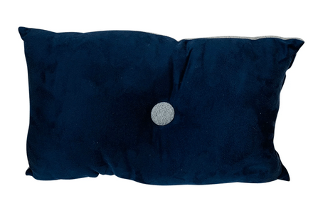 Double Side Rectangular Scatter Cushion Blue 45cm - Price Crash Furniture