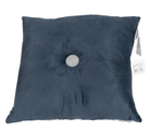 Double Sided Square Scatter Cushion Dark Blue 36cm - Price Crash Furniture