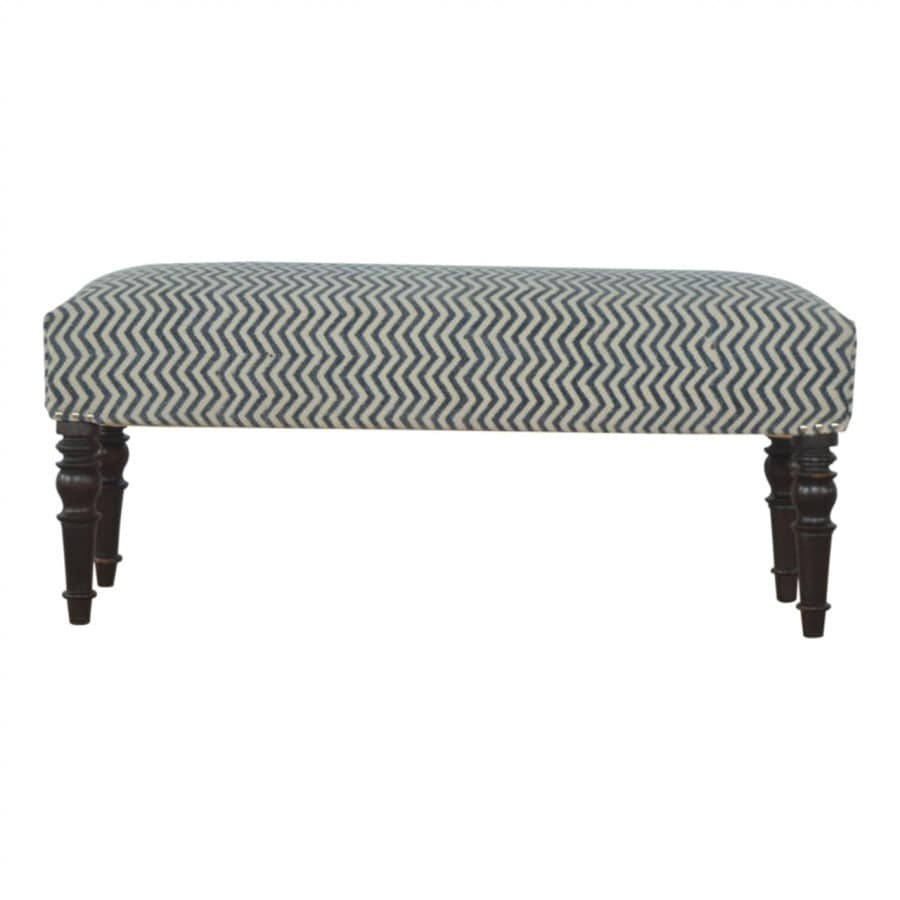 Durrie Diamond ZigZag Bench Seat - Price Crash Furniture