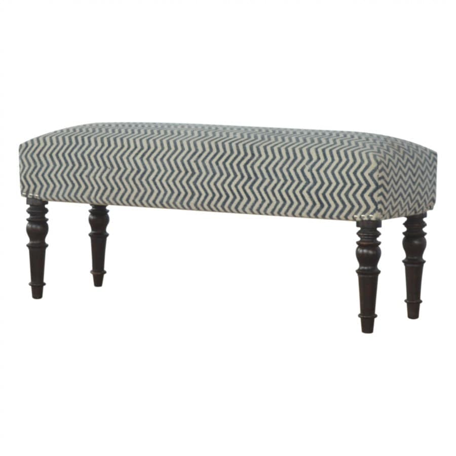 Durrie Diamond ZigZag Bench Seat - Price Crash Furniture