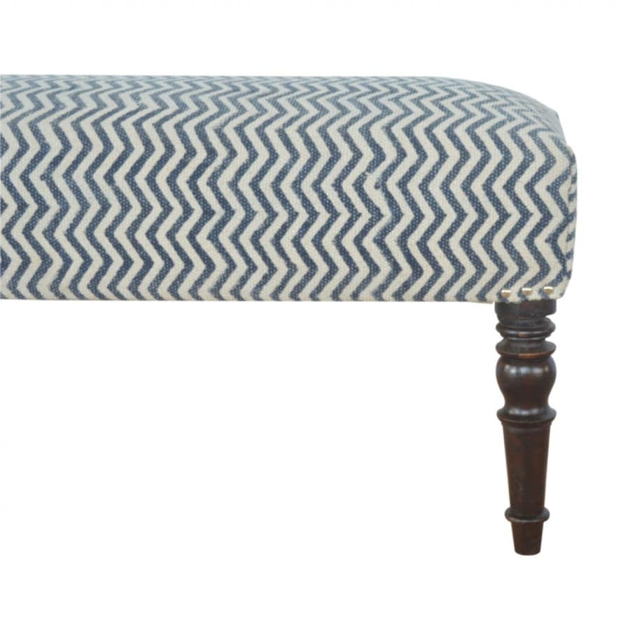 Durrie Diamond ZigZag Bench Seat - Price Crash Furniture