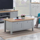 Eaton Coffee Table in Grey by TAD - Price Crash Furniture