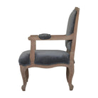 Grey Velvet French Style Chair - Price Crash Furniture